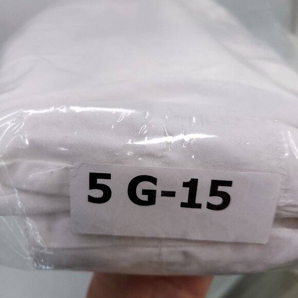 Theory Crop Linen Blend Trousers Women’s Size 10 White Beachy Boho Coastal - Picture 13 of 13